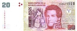 Billete de 20 pesos, serie 2002
